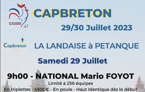 National Capbreton 29 au 30 Juillet 2023