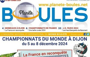 Le n°56 de Planète Boules est arrivé dans votre club