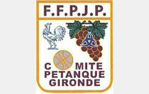 Congrès électif Comité de Pétanque et de Jeu Provençal de la Gironde 