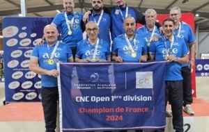 Le CMO Bassens Champion de France CNC 1 2024 