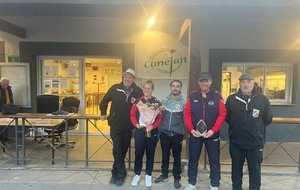 Championnat de Gironde doublette mixte sénior 05 et 06 avril 2025