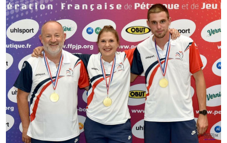 Championnat de France 🇫🇷 triplette mixte à Sin-Le-Noble 