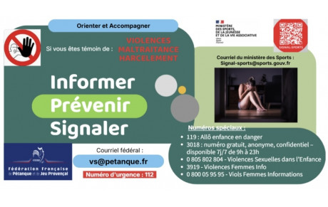 Devoir d'information et d'affichage Lutte contre les violences sexuelles et sexistes